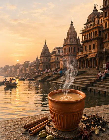 Blending authentic masala chai